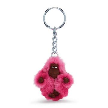 Kipling Sven Extra Small Fashion Monkey Keychain Accessories Powerful Pink | CA 1969TC